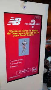 Interactuando en la Maraton de Sevilla