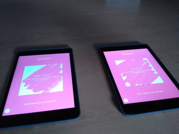 interactuando-Oysho-carrera-mujer-software