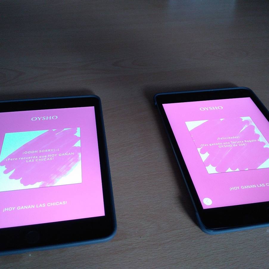 interactuando-Oysho-carrera-mujer-software